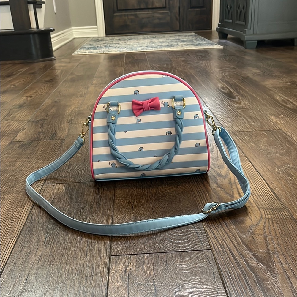 Loungefly Blue and Pink Mini Bag - Picture 5 of 6